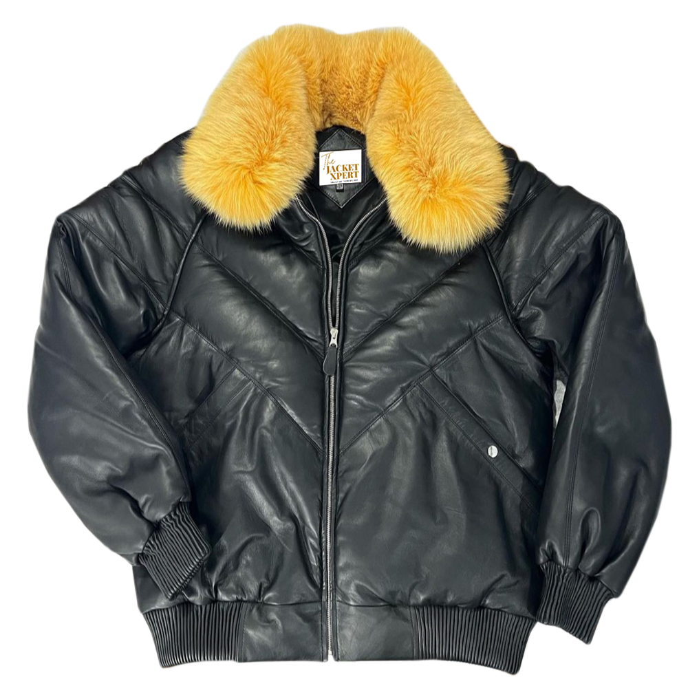 Buy Men s Vintage Lambskin Bomber Leather Jackets Leather Jackets