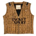 Men's Genuine Leather Designer Inspired Printed Vest