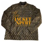 Men's Louis Vuitton Leather Bomber Jacket