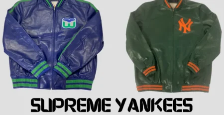 Supreme Yankees Leather Jacket