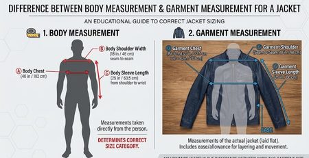 Confused between US and UK jacket sizes? This guide breaks down the size conversion, measuring techniques, and fit issues so you order the perfect fit.