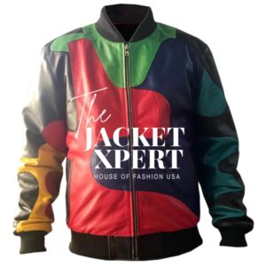 Custom Multicolor Leather Jacket