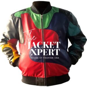 Custom Multicolor Leather Jacket