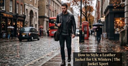 How to Style a Leather Jacket for UK Winters | The Jacket Xpert